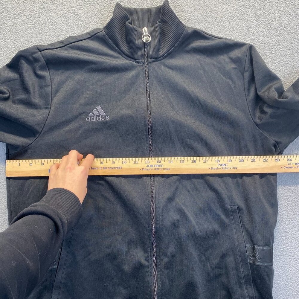 adidas Men's TANGO TAN Heavy Club Track Jacket Soccer Football Black Size XL - Picture 4 of 11
